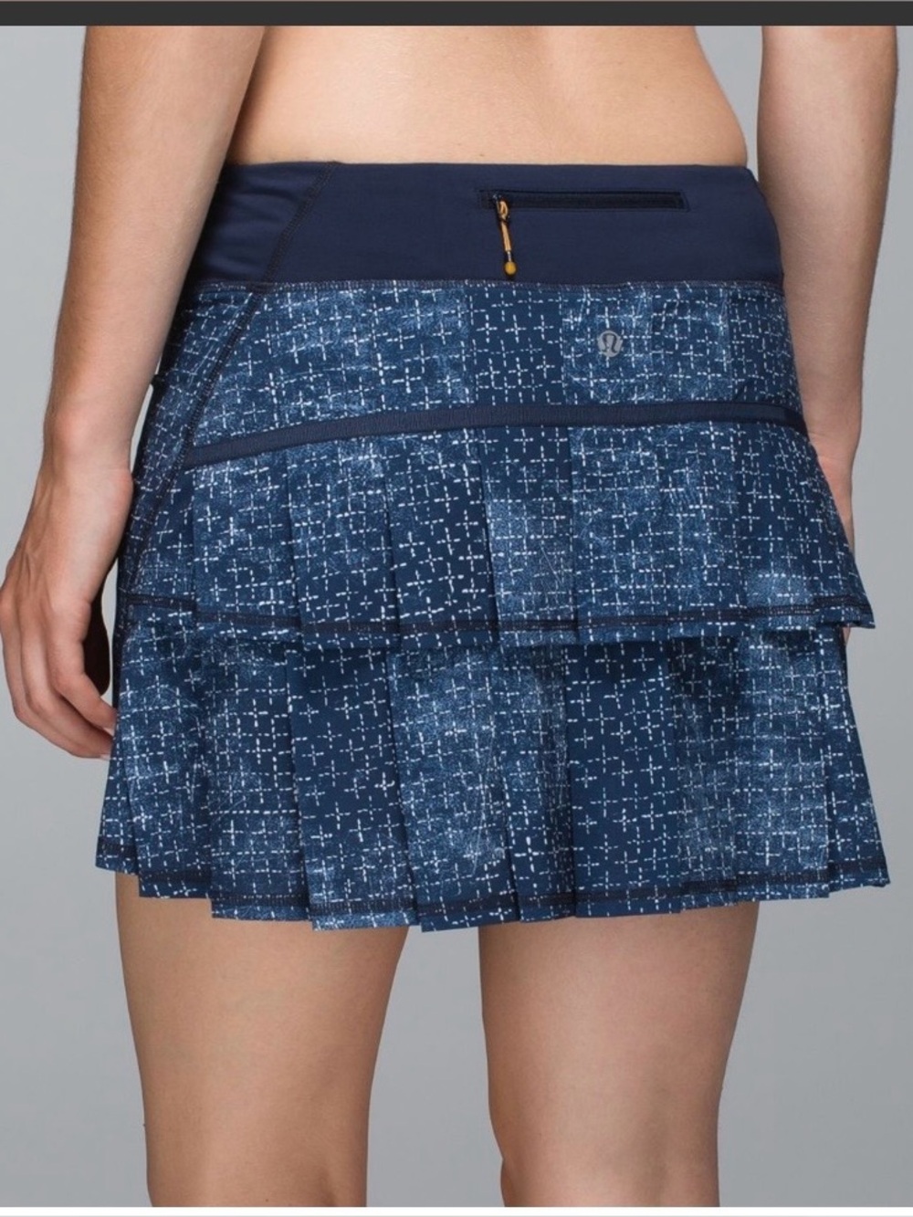 lululemon athletica Navy Patterned Athletic Skort